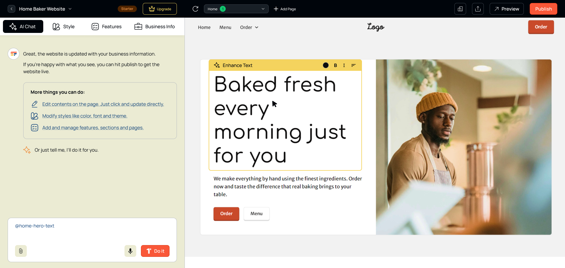 Direct Element Editing